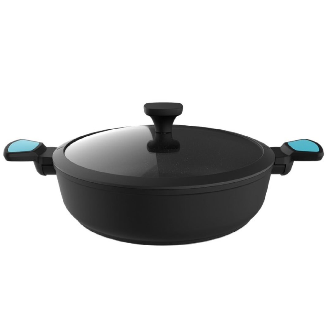 Polka Platinum braadpan 28 Low Pot Thunder