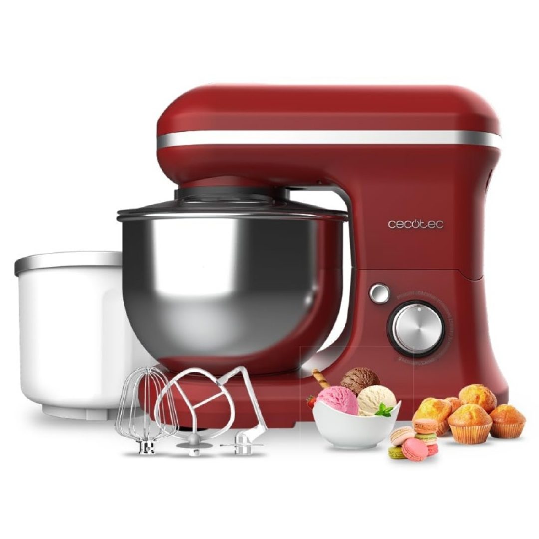 Kneedmachine Cecomixer Merengue 5L 1200 Ice-Cream Red