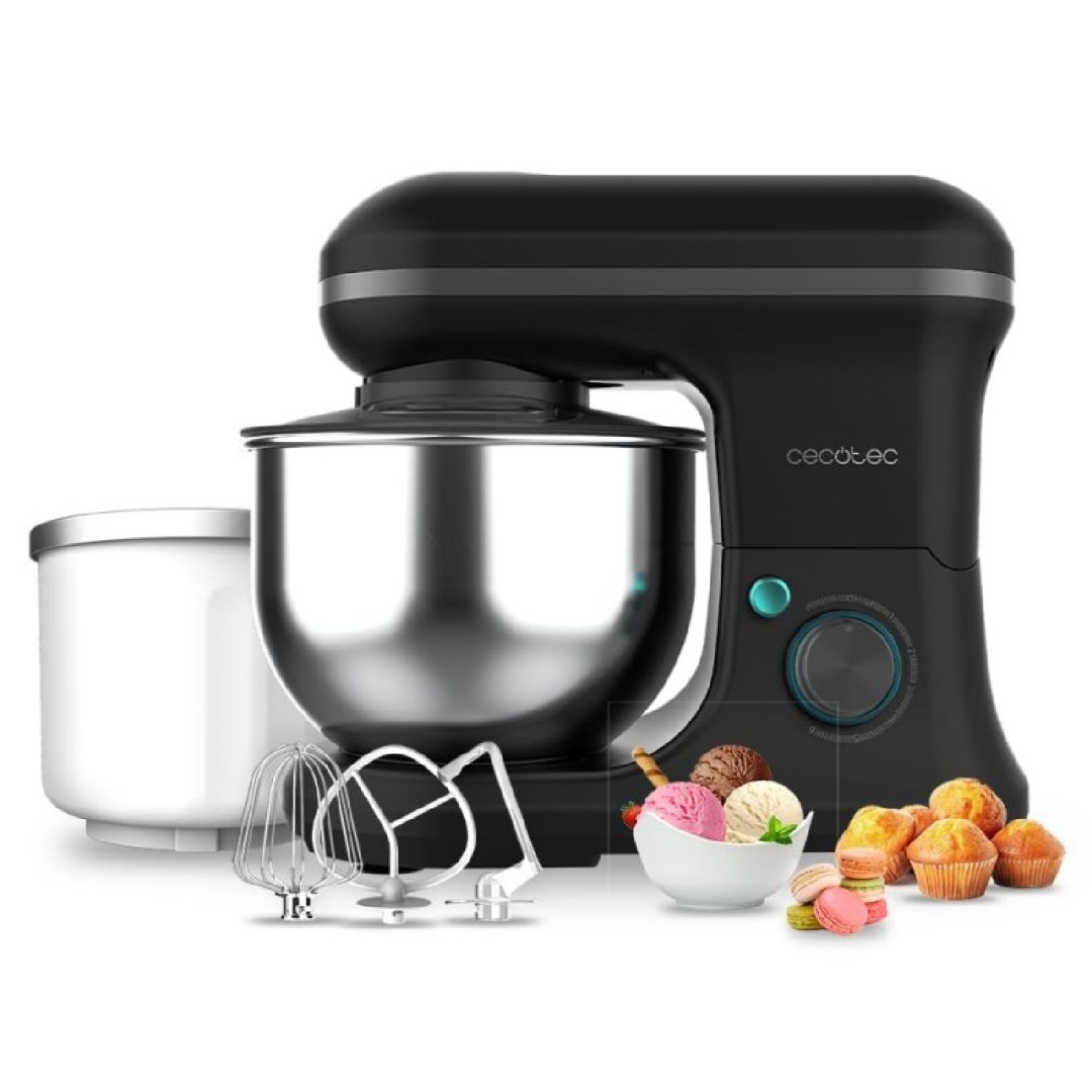 Kneedmachine Cecomixer Merengue 5L 1200 Ice-Cream Black